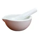 Mortero con mano 20 ml porcelana 8295