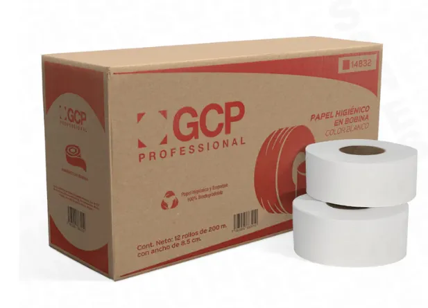 [14831] Papel Higienico JR. GCPaper 8.5 cm. 12/180 mts