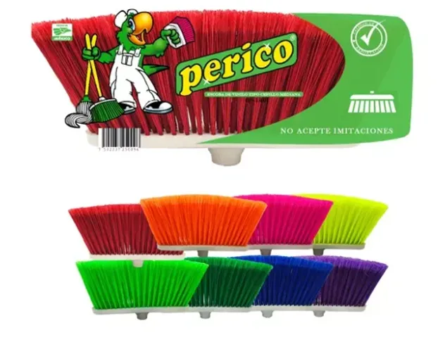 [08001] Escoba t/cepillo Perico p-140