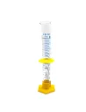 Probeta linea Tekk escala metrica azul c/bumper 100 ml Kimax 20025H-100