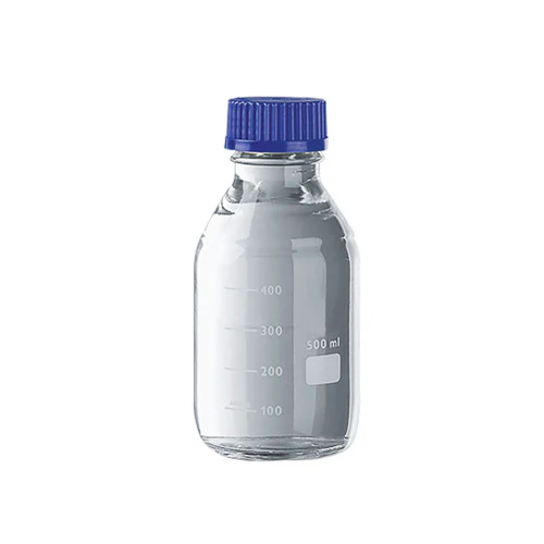 Frasco para laboratorio transparente c/tapa rosca color azul de 1000 ml  1401S-1000